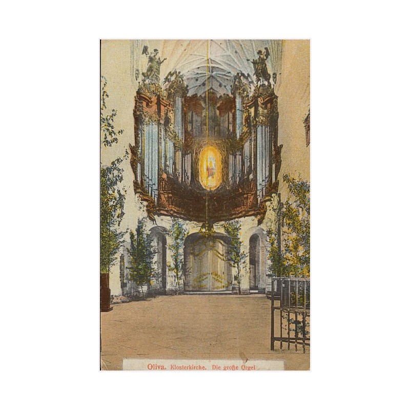 Oliva. Klosterkirche. Die große Orgel