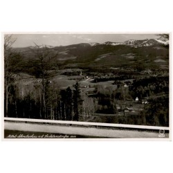 Mittel-Schreiberhau v. d. Sudetenstraße aus. Silesia 5652 / Rewers: Riesengebirge. Blick von der Sudetestraße auf Mittel-Schreib