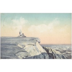 Die Riesengebirge im Winter. Schneewächten an der Schneegrubenbaude