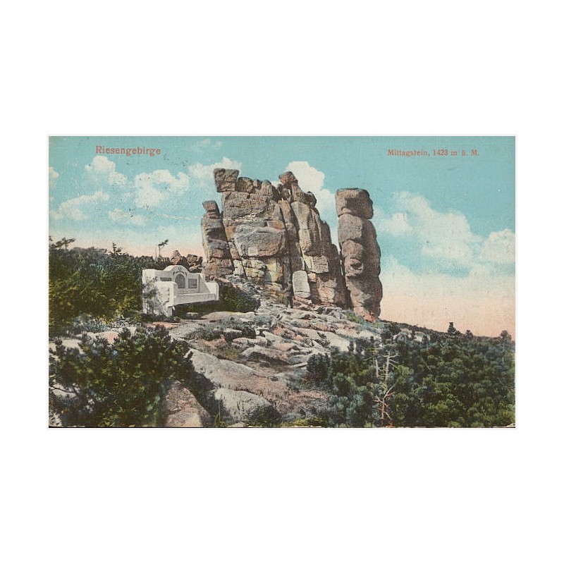 Riesengebirge. Mittagstein, 1423 m ü. M.