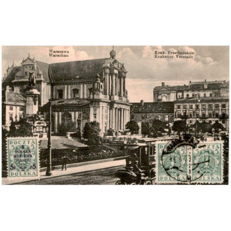 Warszawa. Krakowskie Przedmieście. Warschau. Krakauer Vorstadt