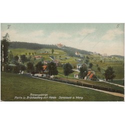 Riesengebirge. Partie in Brückenberg mit Hotels Sanssouci u. Wang