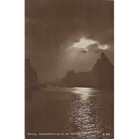 Danzig. Abendstimmung an der Mottlau A 650