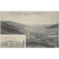 Schlesisch Falkenberg u. die Grenzbaude an der hohen Eule 750 m Seehöhe