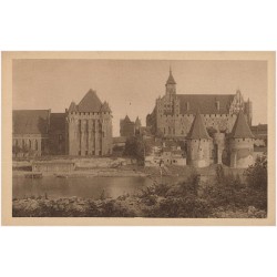 Marienburg (Westpr.). Haupthaus des Deutschen Ritterordens Hoch- und Mittelschloß, Westseite. 2