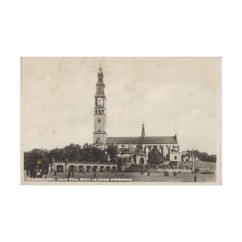 Częstochowa. Jasna Góra. Widok od strony południowej