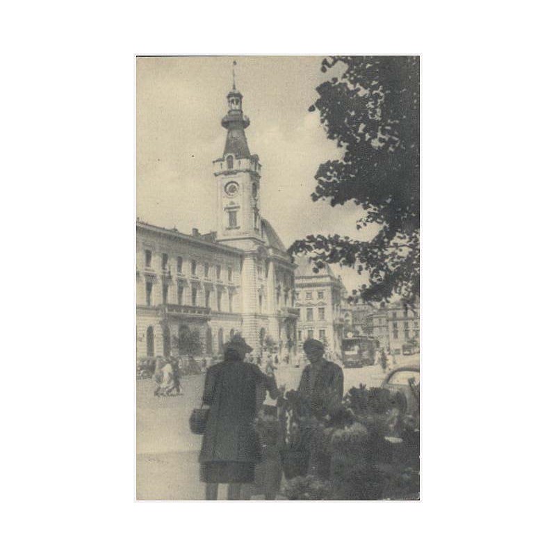 Warszawa przedwojenna - Varsovie d'avant-guerre. Plac Teatralny - Ratusz [...] Fot. Z. Chomętowska