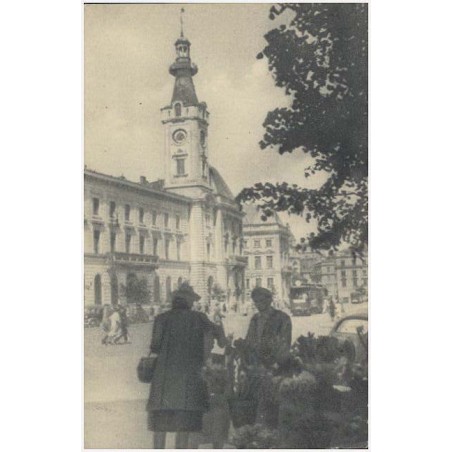 Warszawa przedwojenna - Varsovie d'avant-guerre. Plac Teatralny - Ratusz [...] Fot. Z. Chomętowska