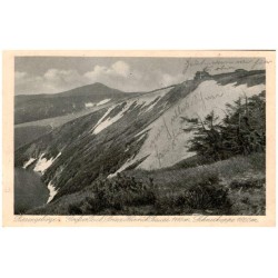 Riesengebirge. Großer Teich, Prinz-Heinrich Baude 1410 m, Schneekoppe 1620 m.