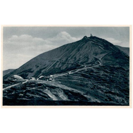 Risengebirge. Schlesierhaus, Riesenbaude, Schneekoppe
