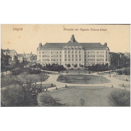 Liegnitz. Bilseplatz mit Augusta Victoria-Schule
