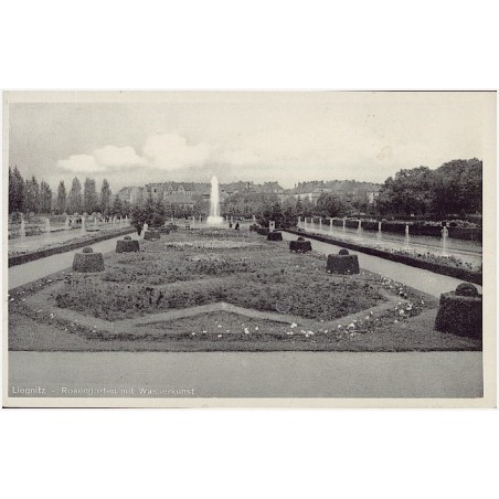 Liegnitz - Rosengarten mit Wasserkunst