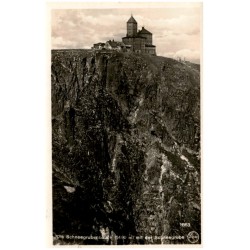 Die Schneegrubenbaude (1490 m) mit der Schneegrube 1863 Silesia / Rewers: Riesengebirge. Die Schneegrubenbaude 1490 m mit der Sc