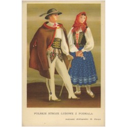 Polskie stroje ludowe z Podhala malował Aleksander M. Haupt