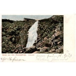 Gruss aus dem Riesengebirge. Elbefall.