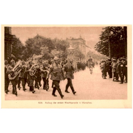 628. Aufzug der ersten Wachtparade in Warschau.