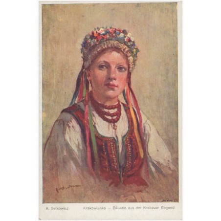 Krakowianka - Bäuerin aus der Krakauer Gegend. A. Setkowicz