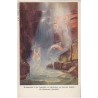 Wandgemälde in der Sagenhalle zu Schreiberhau von Hermann Hendrich. Die Nebelfrauen (Zackelfall)