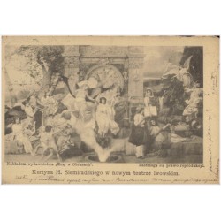 Kurtyna H. Siemiradzkiego w nowym teatrze lwowskim