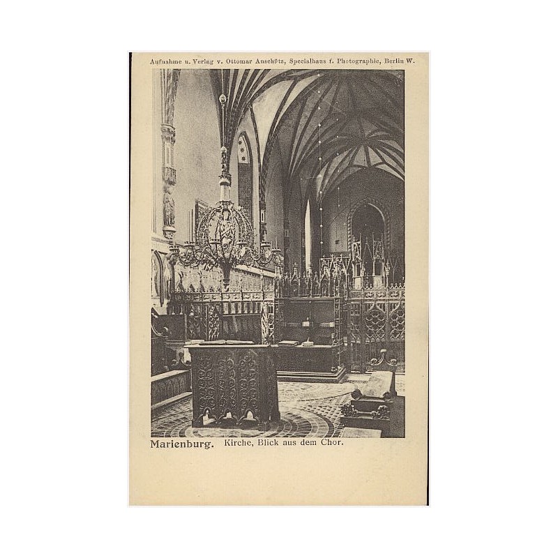 Marienburg. Kirche, Blick aus dem Chor