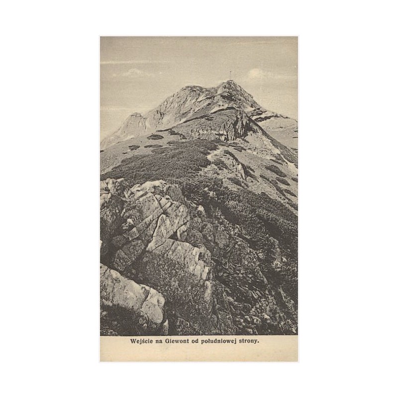 Wejście na Giewont od południowej strony