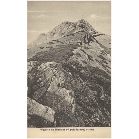 Wejście na Giewont od południowej strony