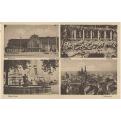 Gruß aus Liegnitz. Bahnhof. Pergola. Gabeljürge. Teilansicht