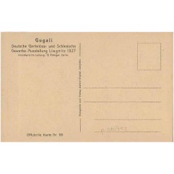 Große Wasserkunst mit Rosenhof. Gugali. Deutsche Gartenbau- und Schlesische Gewerbe-Ausstellung Liegnitz 1927. Künstleriche Leit