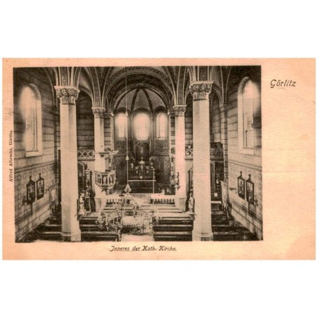 Görlitz. Inneres der Kath. Kirche.