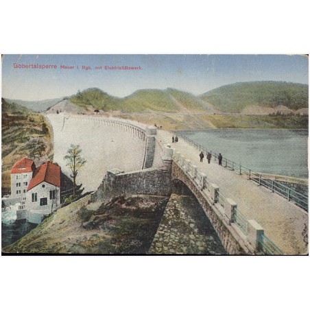 Bobertalsperre Mauer i Rgb. mit Elektritztätswerk [...]