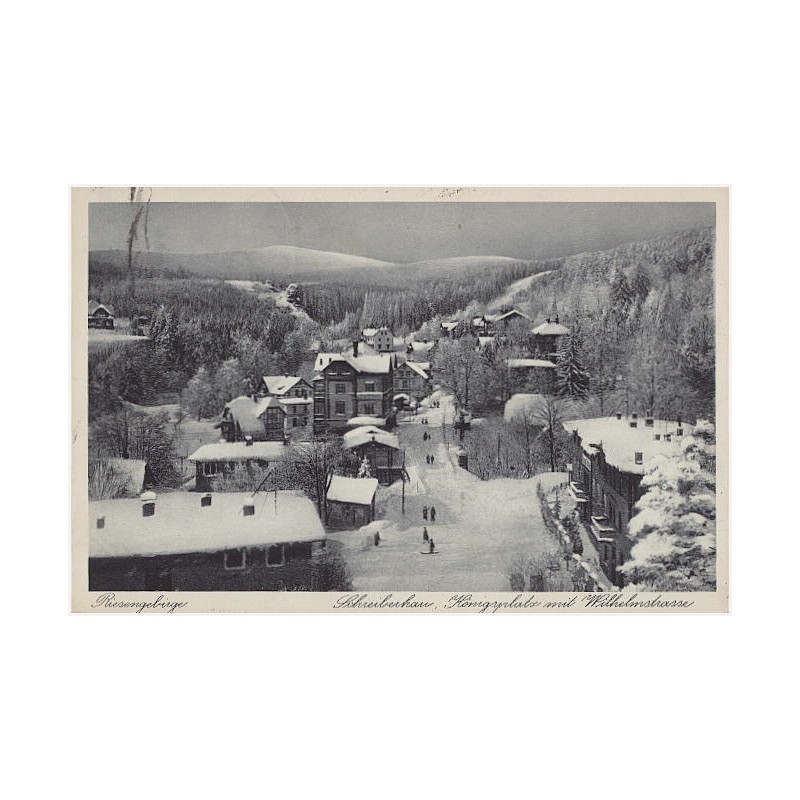 Riesengebirge. Schreiberhau, Königsplatz mit Wilhelstrasse