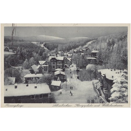 Riesengebirge. Schreiberhau, Königsplatz mit Wilhelstrasse