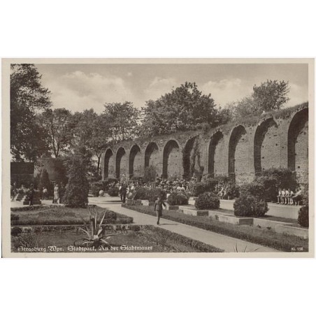 Strasburg Wpr. Stadtpark, An der Stadtmauer. KI. 156