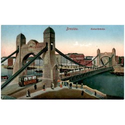 Breslau. Kaiserbrücke.