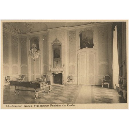 Schloßmuseum Breslau. Musikzimmer Friedrichs des Großen