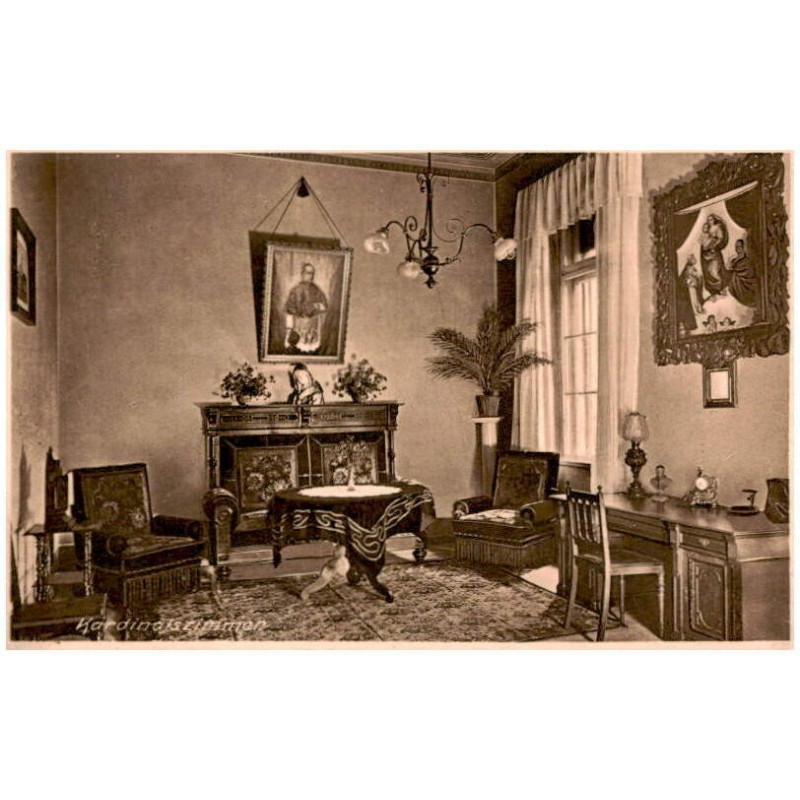 Kardinalszimmer. / Rewers: Pensionat der Ursulinen. Carlowitz bei Breslau.