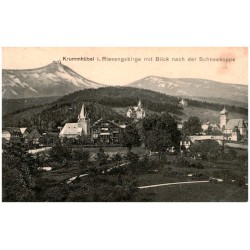 Krummhübel i. Riesengebirge mit Blick nach der Schneekoppe