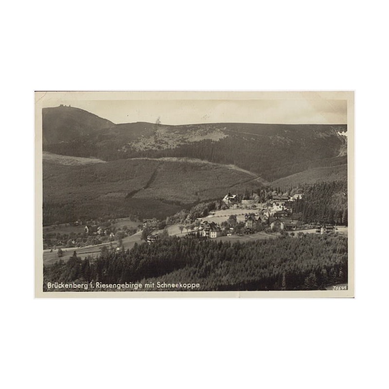 Brückenberg i. Riesengebirge mit Schneekoppe 36649