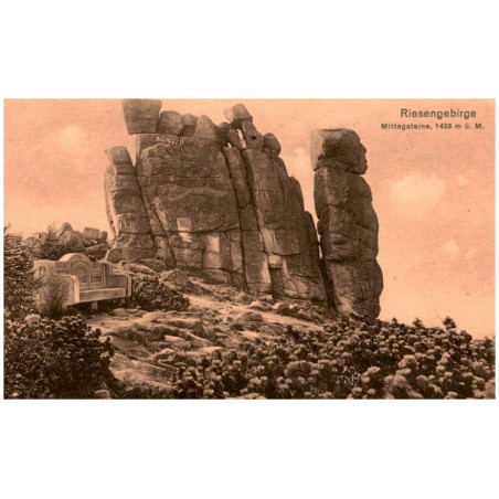 Riesengebirge. Mittagsteine, 1423 m ü. M.