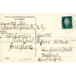 Inneres der Wallfahrtskirche. Gruß aus dem Wallfahrtsort Hochkirch (Krs. Glogau)