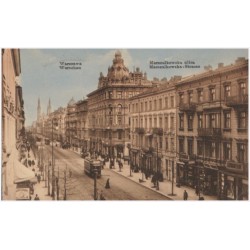 Warszawa. Marszałkowska ulica. Warschau. Marszałkowska-Strasse