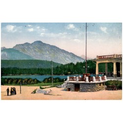 Tatry Štrbské Pleso 1305 m. Probe Patria 2205 m. Tatra Csorber See Probe Patria. Tátra Csorbató. Próba Pátria