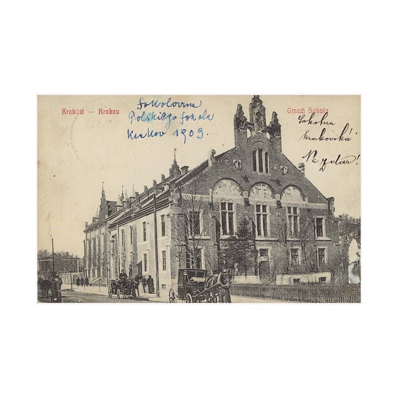 Kraków - Krakau. Gmach Sokoła