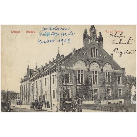 Kraków - Krakau. Gmach Sokoła