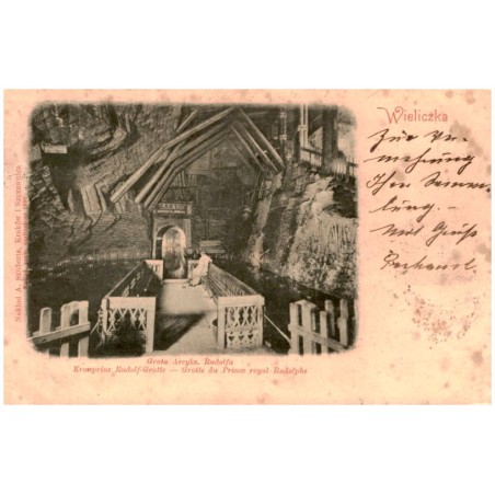 Wieliczka. Grota Arcyks. Rudolfa. Kronprintz Rudolf-Grotte - Grotte du Prince-royal Rudolphe