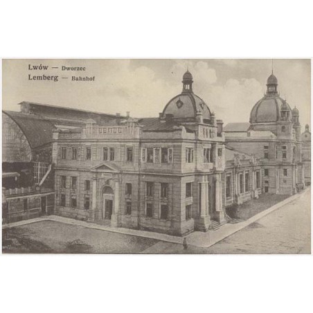 Lwów - Dworzec. Lemberg - Bahnhof