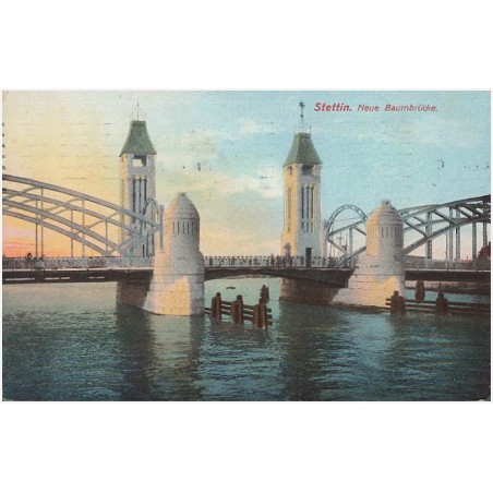 Stettin. Neue Baumbrücke