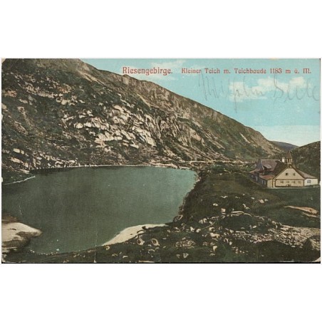 Riesengebirge. Kleiner Teich m. Teichbaude 1183 m ü. M