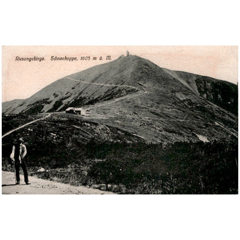 Riesengebirge. Schneekoppe, 1605 m ü. M.