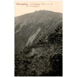 Riesengebirge. Schneekoppe, 1605 m ü. M. vom Melzergrund.